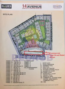 Master Plan of Gaur City 14th Avenue