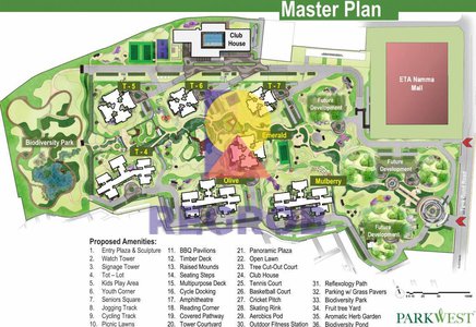 Master Plan of Shapoorji Pallonji Parkwest