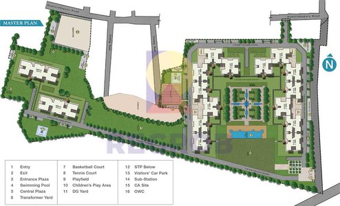 Master Plan of Sobha Royal Pavilion