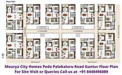 Mourya City Homes Peda Palakaluru Road Guntur Floor Plan
