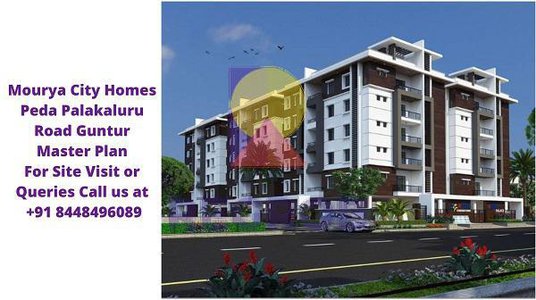 Mourya City Homes Peda Palakaluru Road Guntur Master Plan