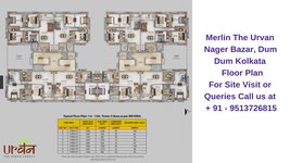 Merlin The Urvan Nager Bazar, Dum Dum Kolkata Floor Plan