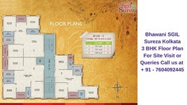 Bhawani SGIL Sureza Kolkata 3 BHK Floor Plan