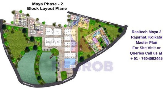 Realtech Nirman Maya 2 Rajarhat, Kolkata Master Plan