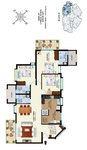 3 bhk floor plan of maya indradhanush