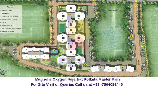 Magnolia Oxygen Rajarhat Kolkata Master Plan
