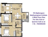 PS Majhergaon Madhyamgram Kolkata 2 BHK Floor Plan
