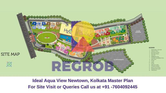 Ideal Aqua View Newtown, Kolkata Master Plan
