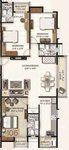 3 BHK Floor Plan of Narya 5 Elements
