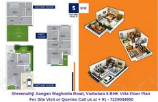 Shreenathji Aangan Waghodia Road, Vadodara 5 BHK Villa Floor Plan