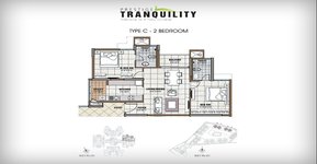 Prestige Tranquility 2 BHK Floor Plan