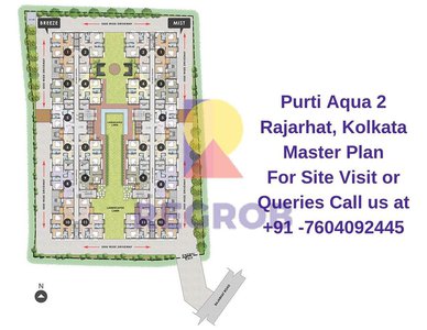 Purti Aqua 2 Rajarhat, Kolkata Master Plan