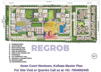 Swan Court Newtown, Kolkata Master Plan