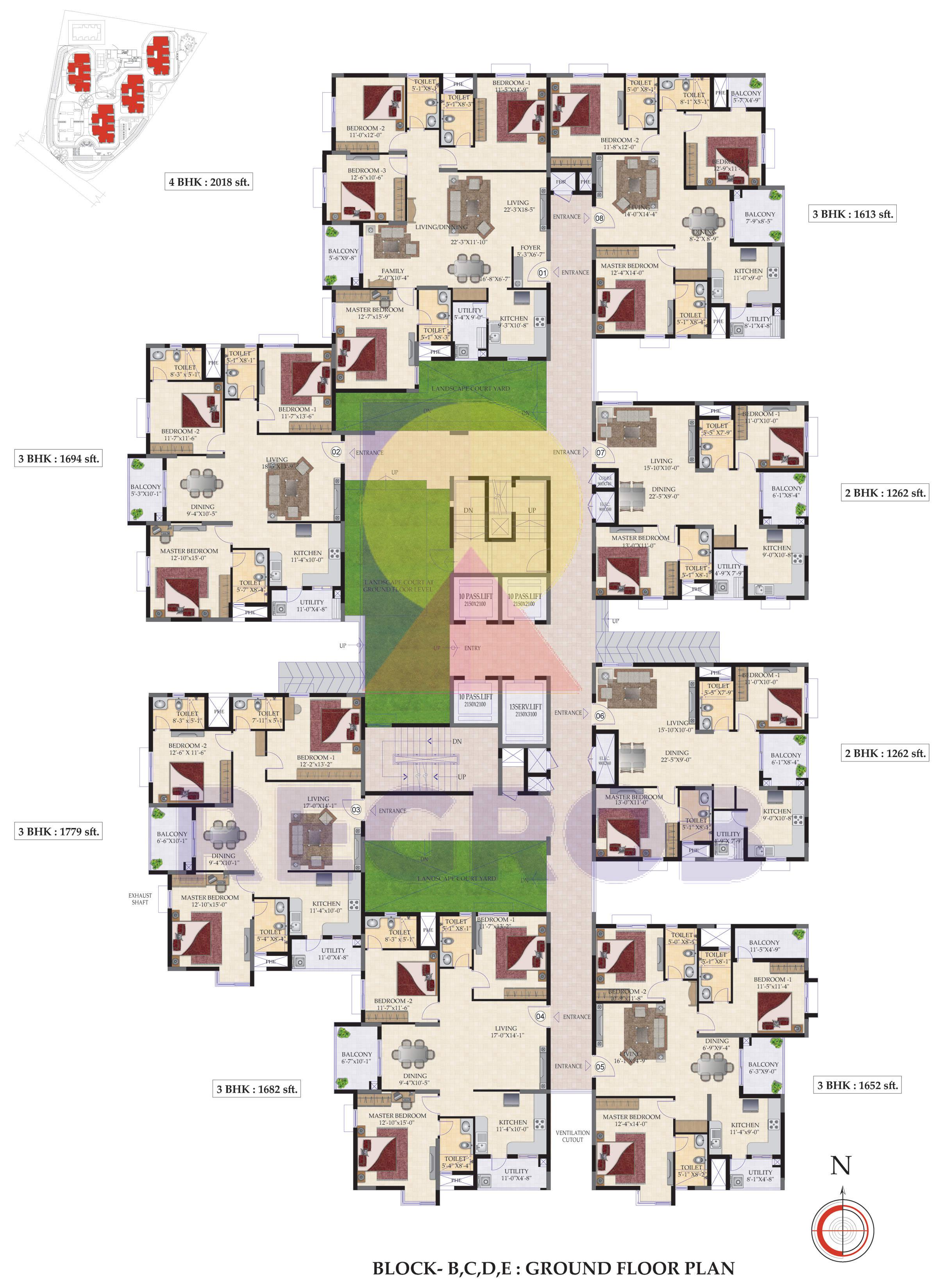 Mahindra Ashvita floor plans