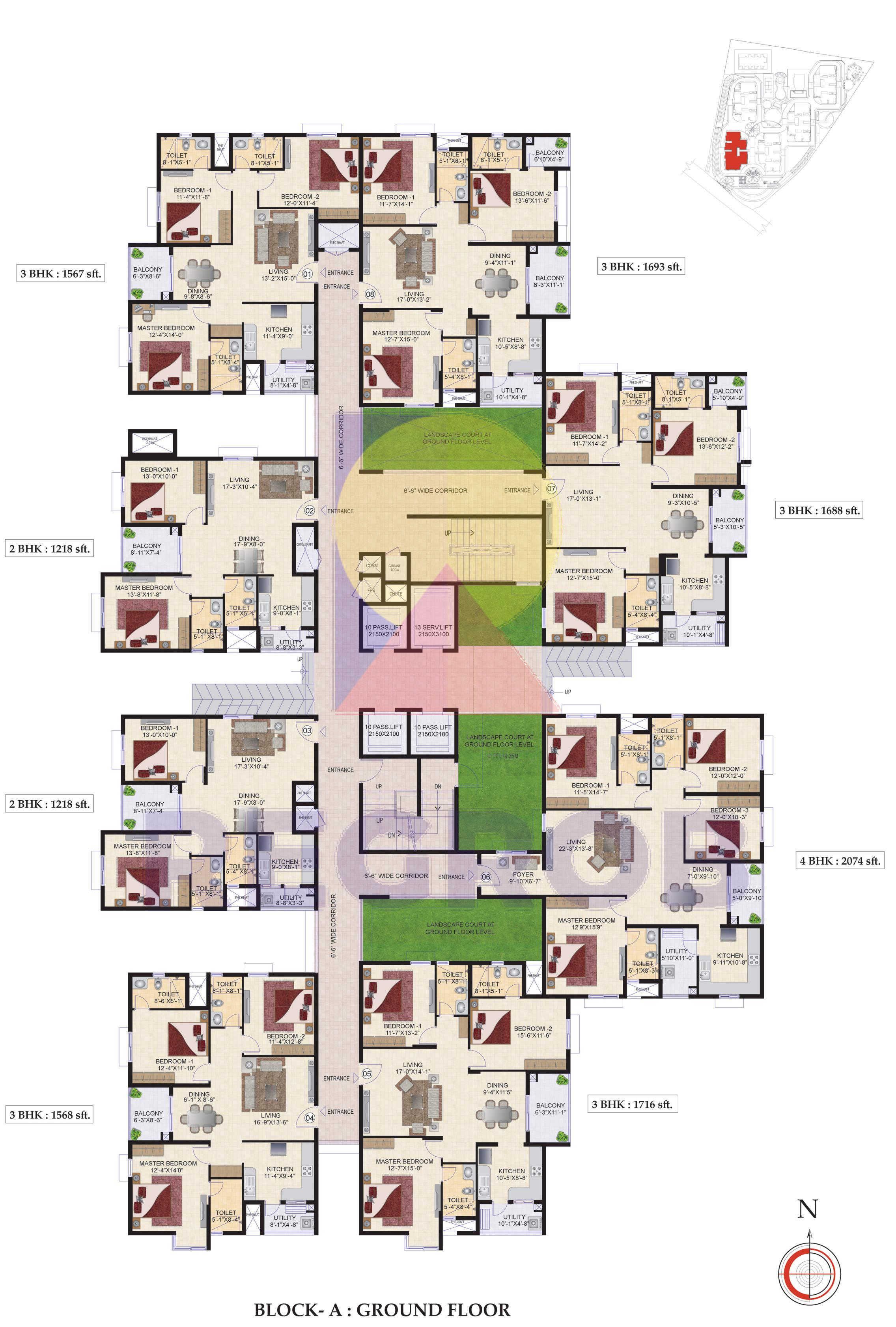 mahindra ashvita floor plan