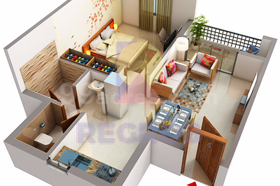 sjr parkway homes 1 BHK layout