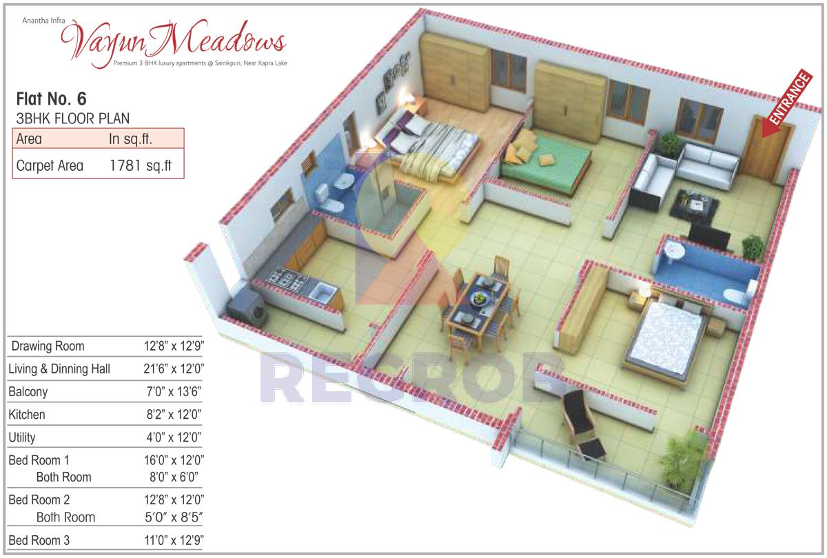  Anantha Vayun Meadows floor plan
