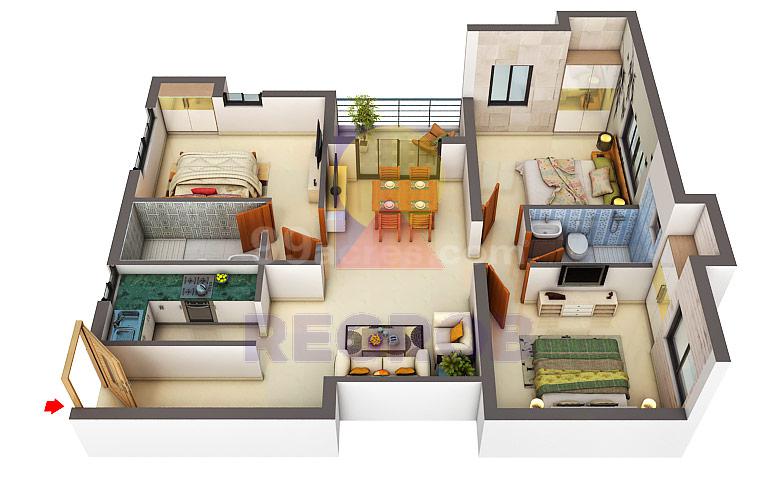 3 BHK in Nathany Shrivats