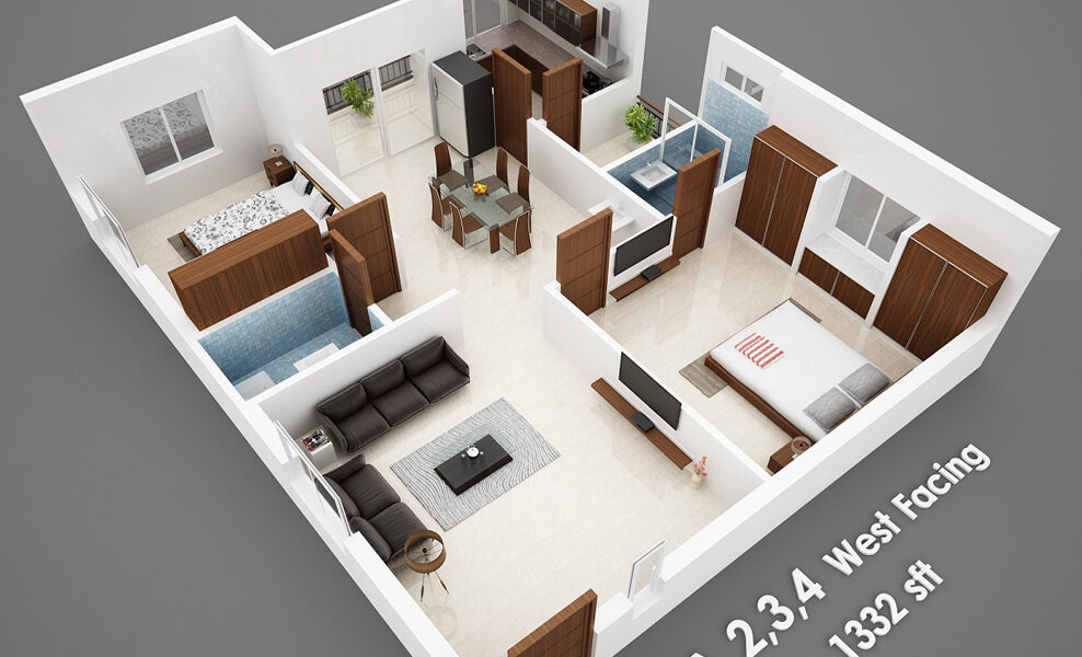 2 BHK For Sale In Vijaya Meadows