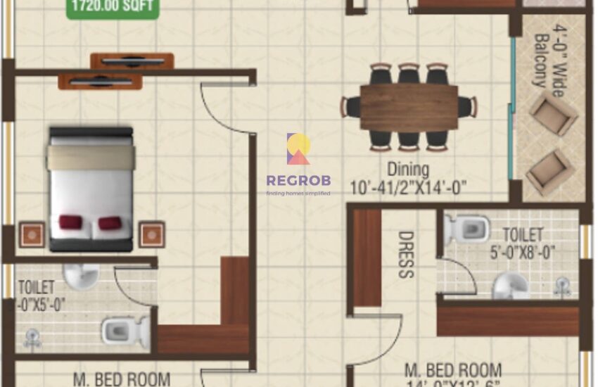 3 BHK In Aditya Heights