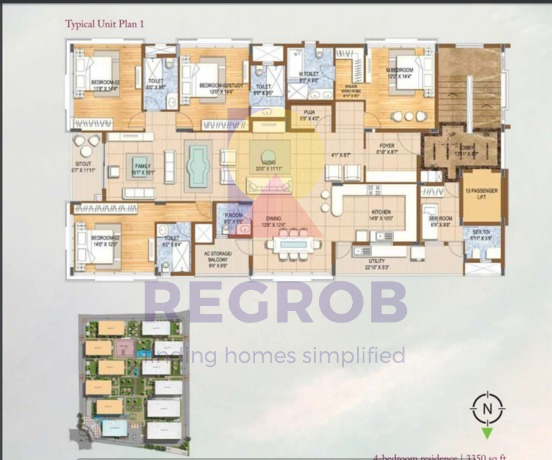4 bhk for sale in Brigade At No 7