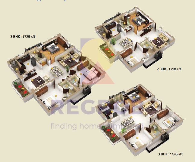 3 bhk for sale in Honer Vivantis