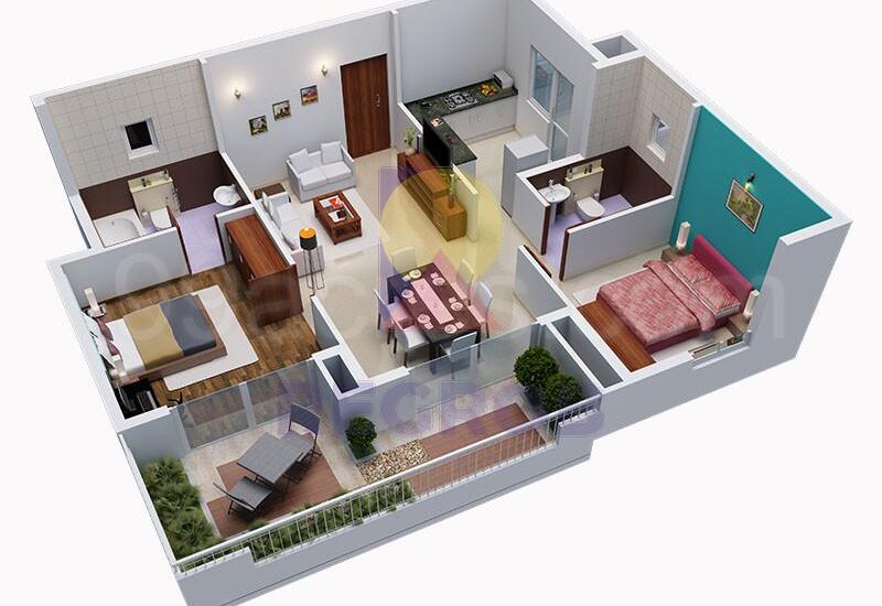 2 BHK for sale in Uber Verdant
