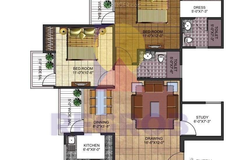 3 BHK Apartment in AIG Park Avenue