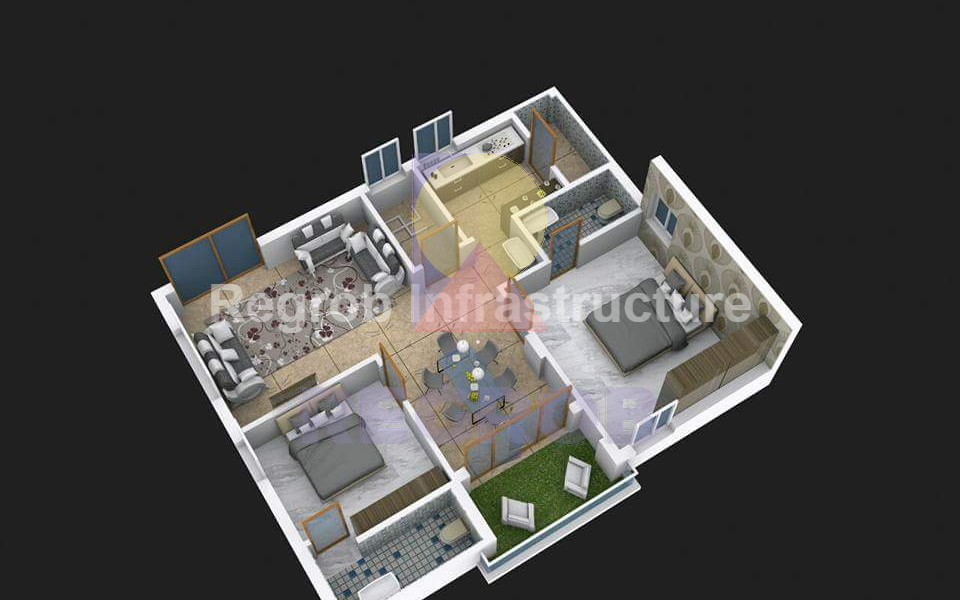 2 BHK Flats For Sale In Skyline Meadows