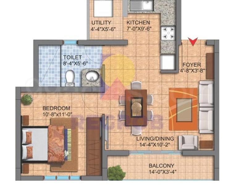 1 BHK in SJR Hamilton Homes