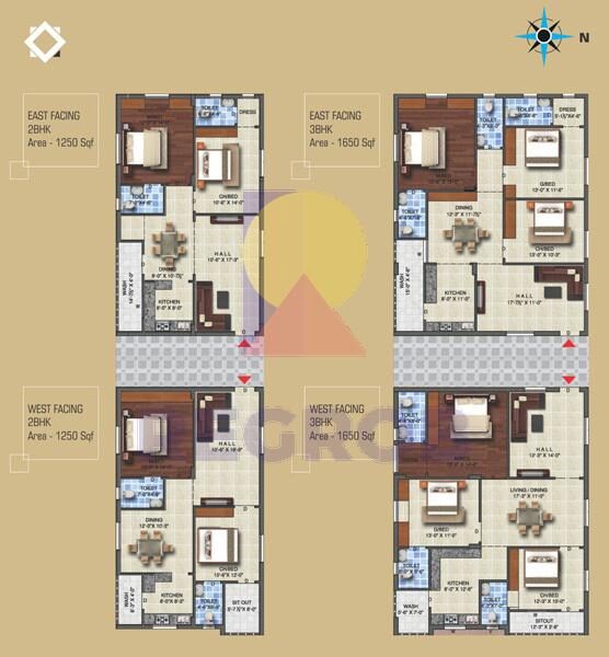 2 BHK Flats For Sale In Bharathi Capital Square