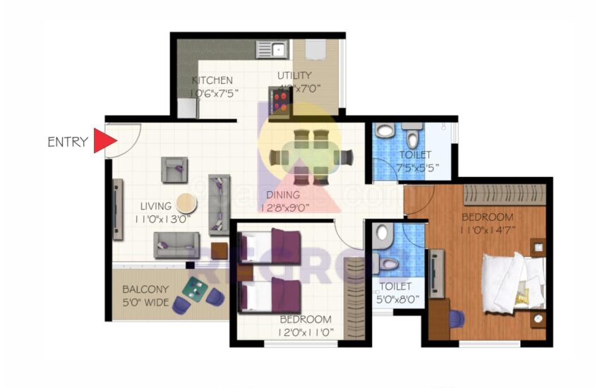 2 BHK for sale in Frontier Heights