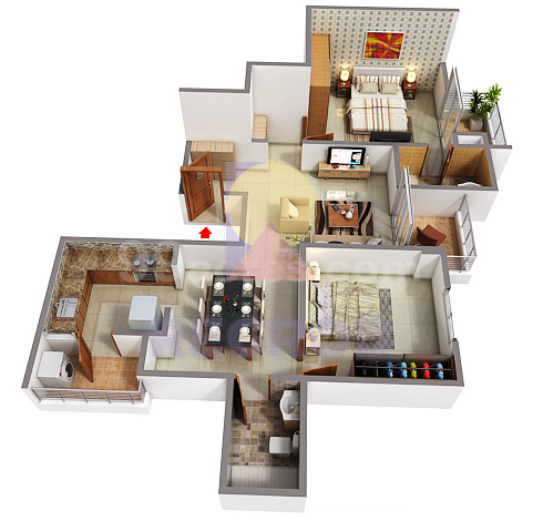 2 BHK for sale in GR Sankalpa