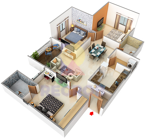 3 BHK for sale in SNN Raj Etternia