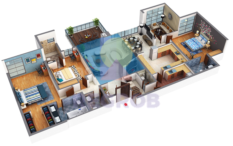 3.5 BHK for sale in La Palazzo