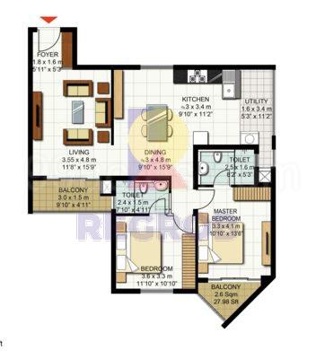 2 BHK for sale in BREN IMPERIA