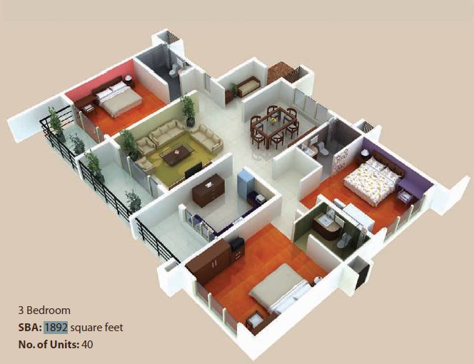 3 BHK For Sale Big Banyan Roots Sarjapur Road Bangalore