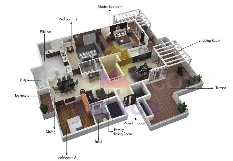 3 BHK for sale in Ahad Euphoria