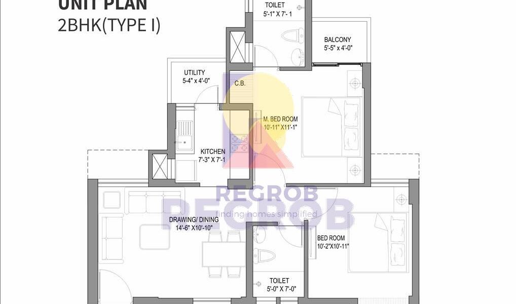 2 BHK Apartment in Stellar One