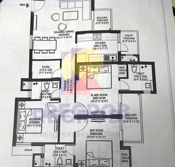 3 BHK Apartment in Stellar One