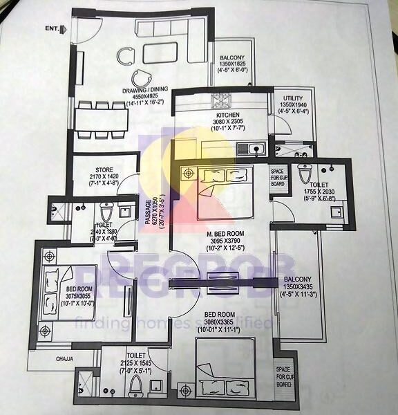 3 BHK Apartment in Stellar One