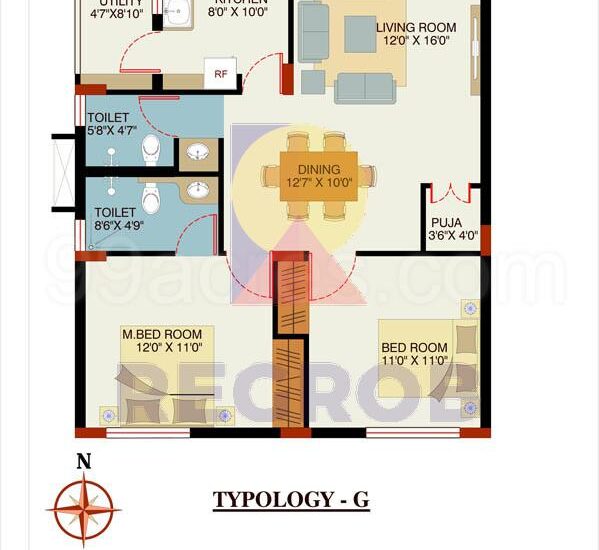 2 BHK for sale in Chourasia Manor Phase 2