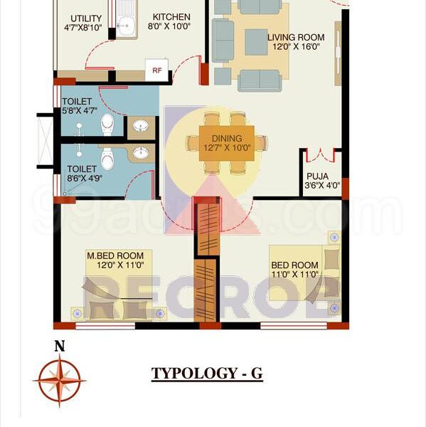 2 BHK for sale in Chourasia Manor Phase 2