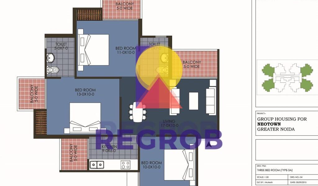 3 BHK Apartment in Mascot Patel NeoTown