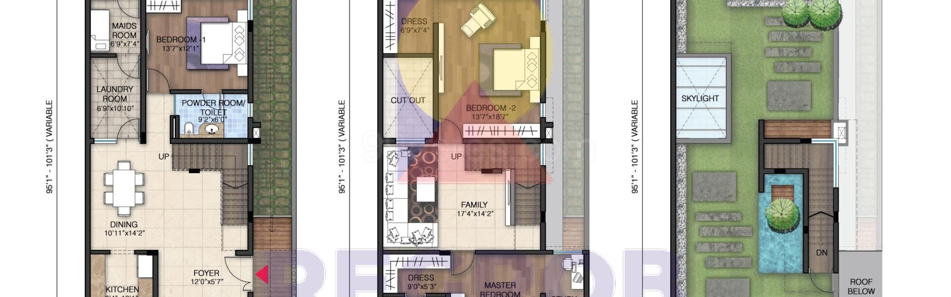 3 BHK for sale in Vaswani Walnut Creeks