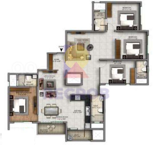 4 BHK for sale in Century Infiniti