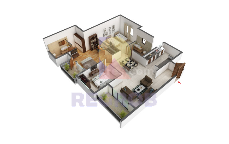 3 BHK for sale in Salarpuria Sattva Senorita