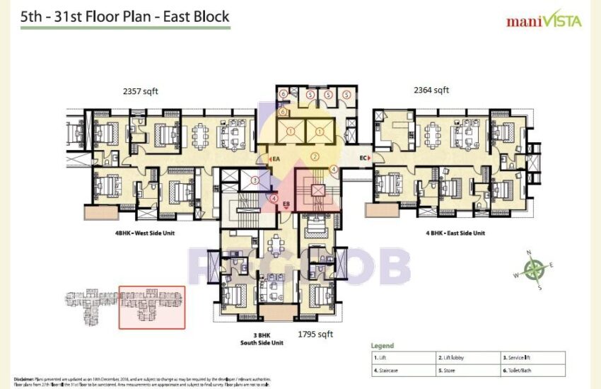 3 BHK in Mani Vista