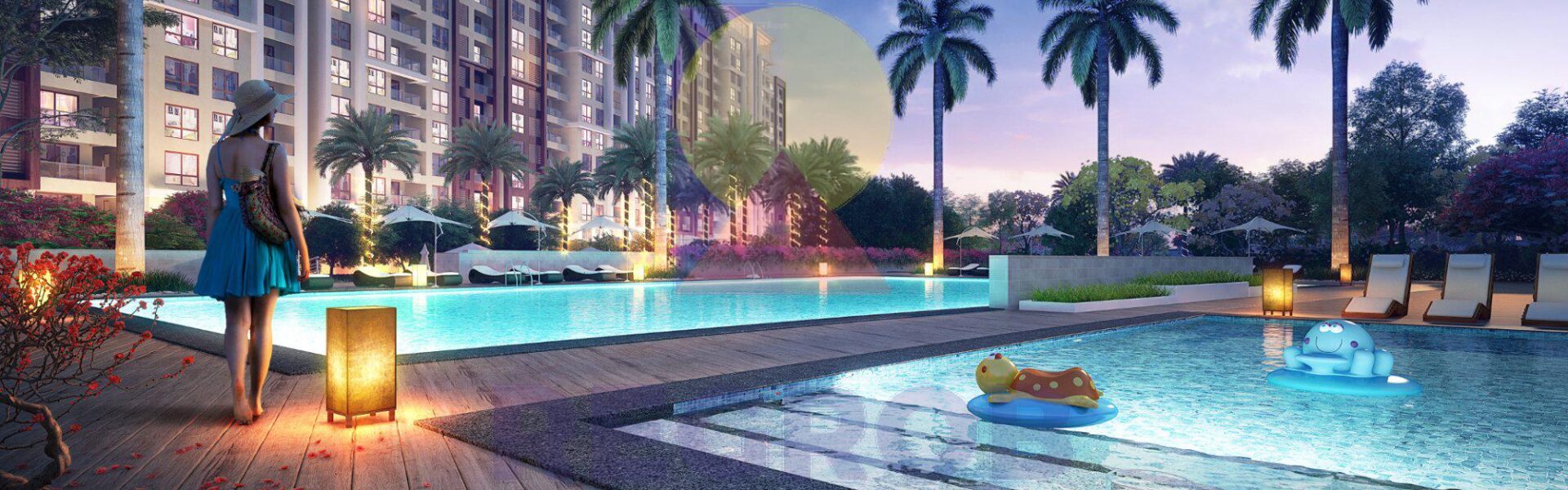 3 BHK for sale The Central Regency Address