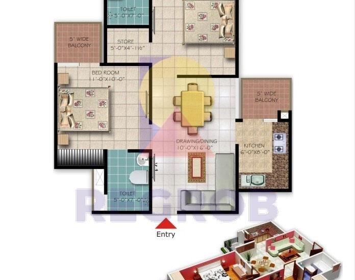 2 BHK Apartment Sale in Galaxy Royale